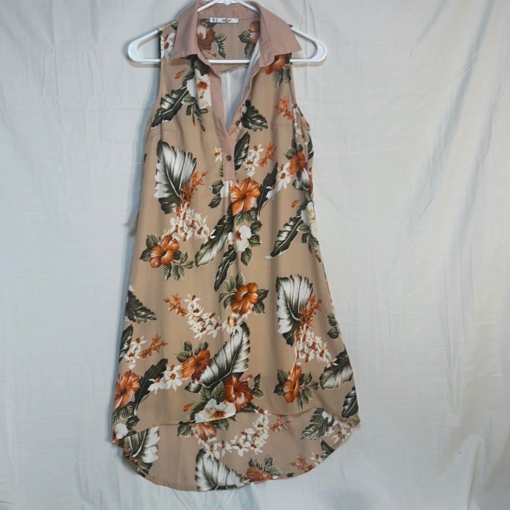 Grifflin Paris elongated floral shirt‎